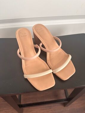 A New Day Strappy Block Heels Size 6